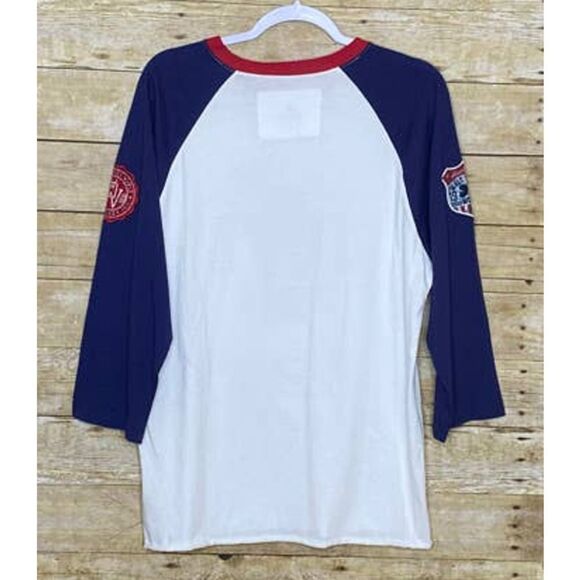 WALT DISNEY PARKS VARSITY INSPIRED MOUSE GEAR 2017 RAGLAN BASEBALL INSPIRED TEE - Picture 2 of 2